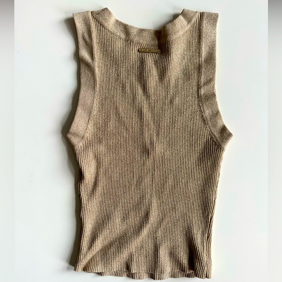 Michael Kors | Metallic Knit Skirt and Tank Top Set - Picture 3 of 7